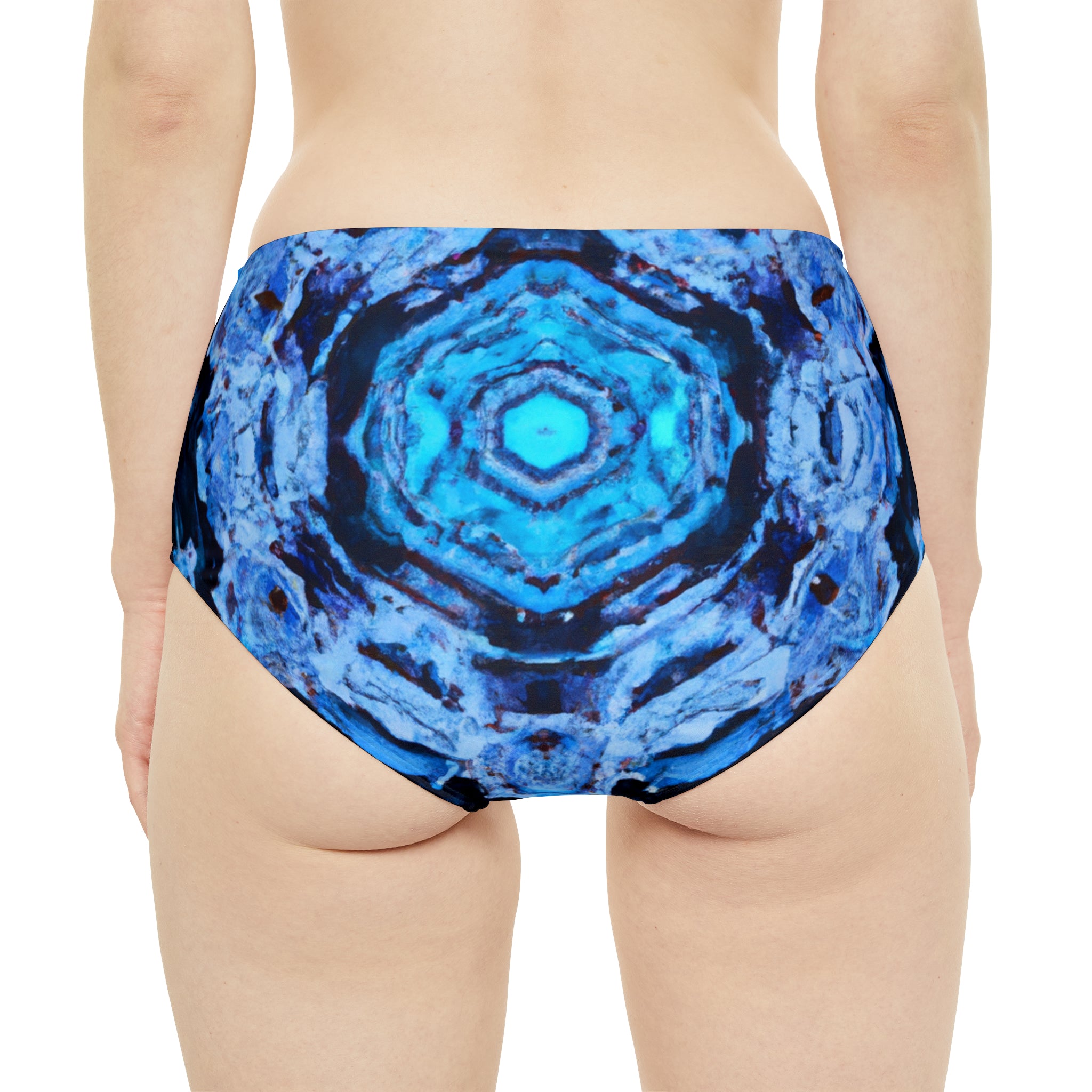 AquaMarine High-Waist Hipster Bottom