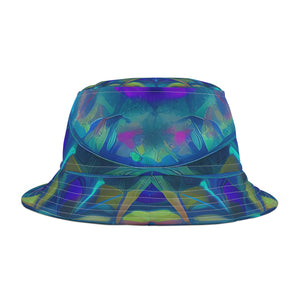 Azure Orbit Bucket Hat