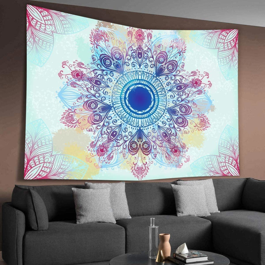 PSY Blooming Blue Tapestry - www.psywear store.com
