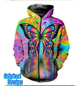 PSY - Crayon Melted Butterfly Jacket - www.psywear store.com