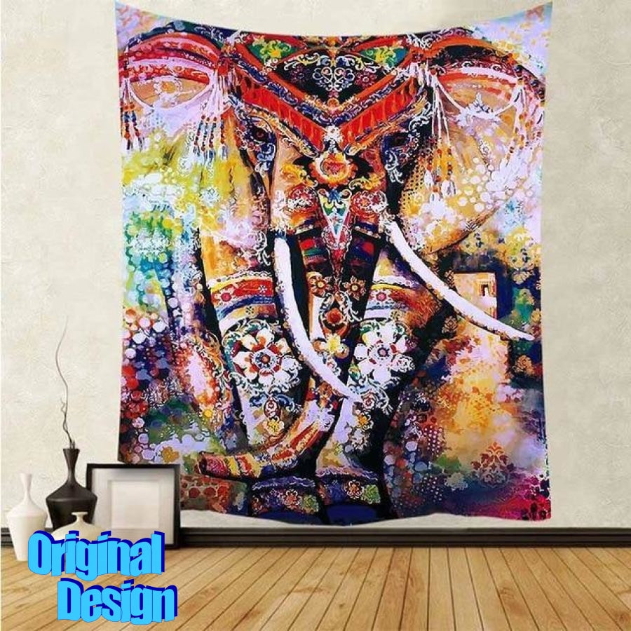 PSY Elephainted Tapestry - www.psywear store.com