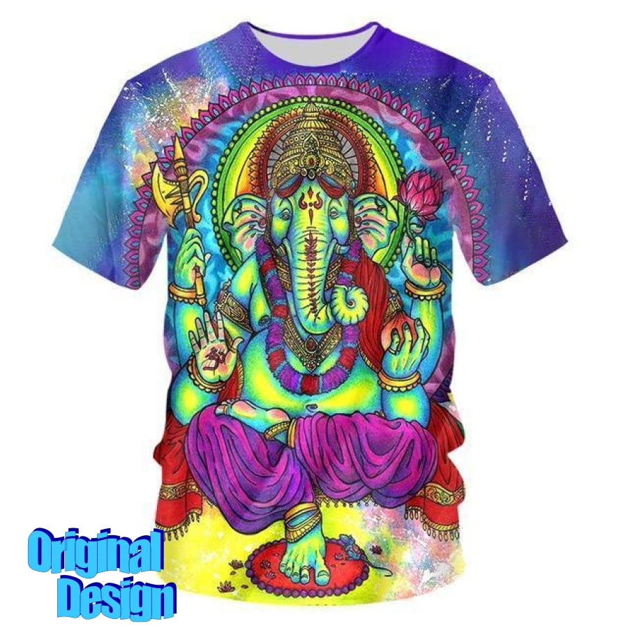 PSY Ganesha Style T-Shirt - www.psywear store.com