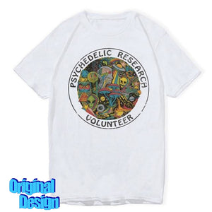 PSY Psychedelic Research Volunteer T-shirts - www.psywear store.com