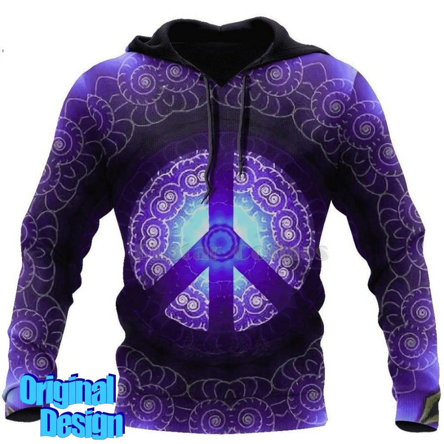 PSY Purple Peace Hoodie - www.psywear store.com