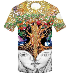 PSY DNA Zipper Tree T-Shirt - www.psywear store.com