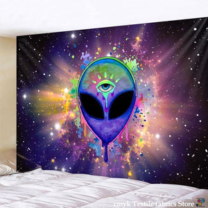 PSY The Alien Who Sees it All Tapestry - www.psywear store.com